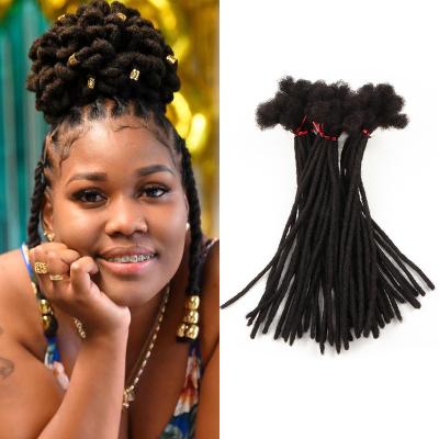 China Afro libertine wave |The East fears| Afro Curly Hair Soft Bleached Dreadlocks Extensions X-Small 0.4cm Locs Dreads for sale