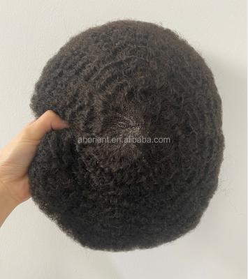 China Orientfashion Afro Kinky Curly Full Lace Afro Kinky Curly Hair Toupee Hair Systems For Black Men for sale