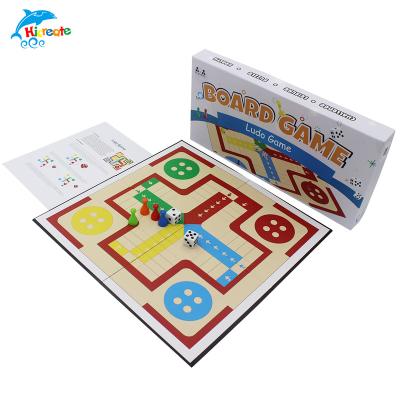 China Paper+PP New Products Ludo Board Game Size Custom Design Ludo Board Games Ludo Game for sale