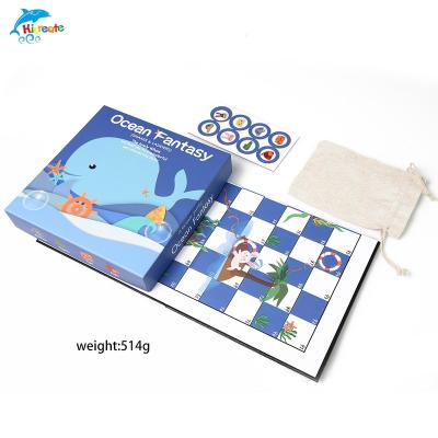 China High Quality Snakes and Ladders Paper Chess Game Ludo and Snakes and Ladders for sale