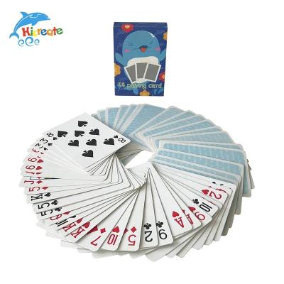 China Logo Paper Card Game Playing Customized Paper Cards Advertise Poker Sublimation Cards Paper Poker for sale