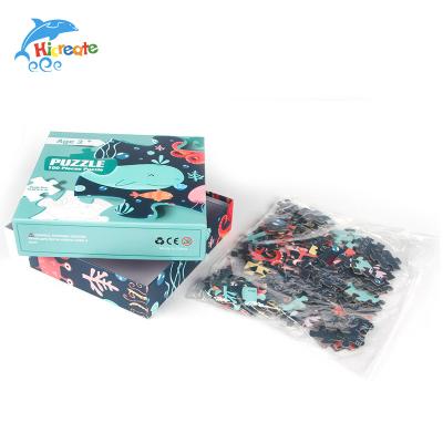 China DIY TOY Wholesale Jigsaw Puzzle Custom Printed 500 Thick Gray Cardboard Kids Toy Educational Puzzle Adult Jigsaw Puzzles 1000 Pieces for sale