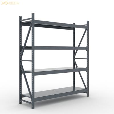 China Corrosion Protection Metal Storage Shelf For Kitchen And Bathroom 5 Tier Warehouse XieDa Cheap Light Duty Rack for sale