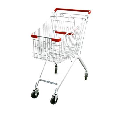 China Unveiling Quality Supermarket Metal Global Style XD-Height Customized Shopping Trolley Cart for sale