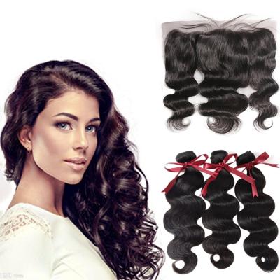 China Loose Wave Closure Hair Ear To Ear Extension Overnight Shipping Full Human Brazilian Remy Silky Low Bundles Wholesale With Lace Headbands for sale