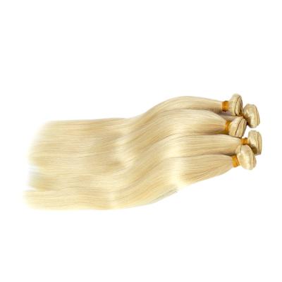 China 1B 613 Brazilian Virgin Human Indian Temple Body Wave Hair Bundles Blonde Curly Golden Blonde Curly Russian Loose Wave 1B 613 Weave Extension for sale