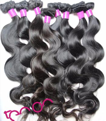 China Raw Unprocessed Virgin Indian Hair Natural Remy Wholesale Seller Real 100% Body Wave Extensions for sale