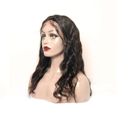 China Body Wave #1b Black Full Lace Wigs Hd Transparent Top Quality Natural Unprocessed Brazilian Virgin Hair Wholesale Natural Virgin Hair for sale