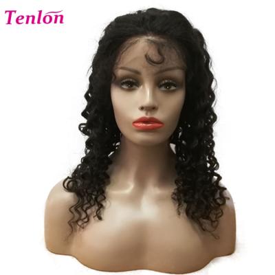 China Private label curly wigs, deep wave lace wigs virgin hair, used hair wigs for sale for sale