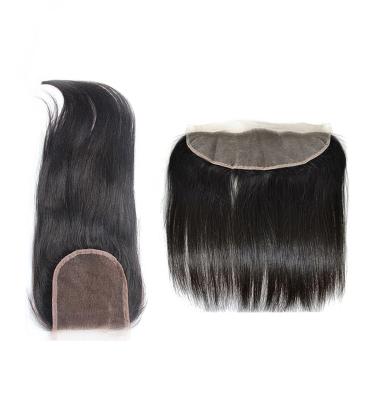 China Indian Illusion 13x6 Hd Virgin Human Lace Frontal Swiss Thin Superb Raw Silky Straight Lace Frontal Indian Wave Cuticle Aligned Hair for sale