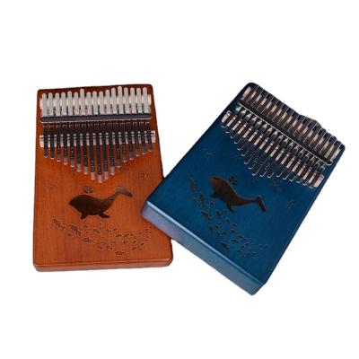 China Multifunction High Quality Custom Made Kalimba 17 Finger Thumb Head Wooden Piano for sale