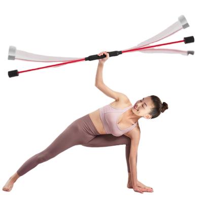 China Fiberglass + Rubber Ball +NBR Foam Durable Using Indoor Fitness Auxiliary Props Fitness Yoga Flix Stick for sale