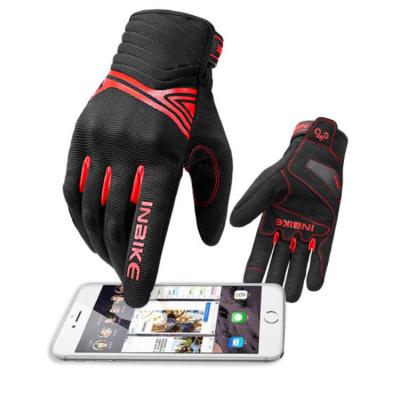 China Five Fingers Motorcycle Riding Gloves Fall And Winter Biker Men's Anti-fall Racing Gear Thickened Waterproof Box Warm Touch Screen for sale