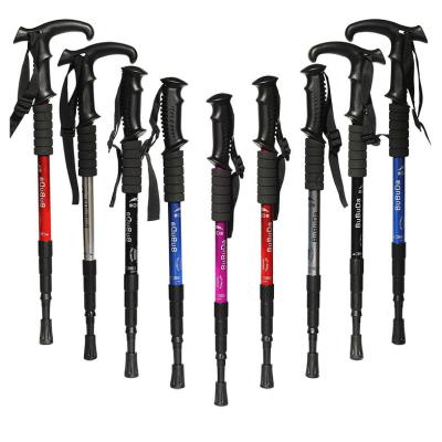 China Aluminum6061 Outdoor Sports Prop Prop Custom Professional Trekking Multifunctional Alpenstock for sale