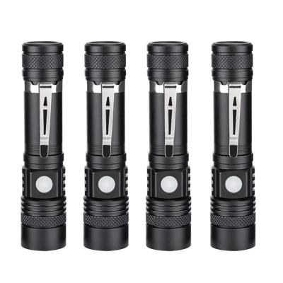 China High Brightness Adjustable Adjustable Light Flashlight LED Flashlight Strong Focus Flashlight for sale