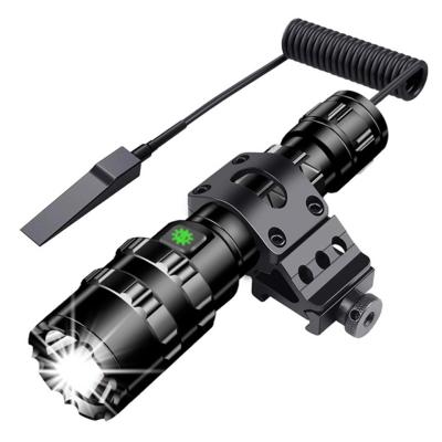 China Emergency Sangong LED Hunting Flashlight Predatory Light 1200 Lumens White Green Red Gun Light for sale