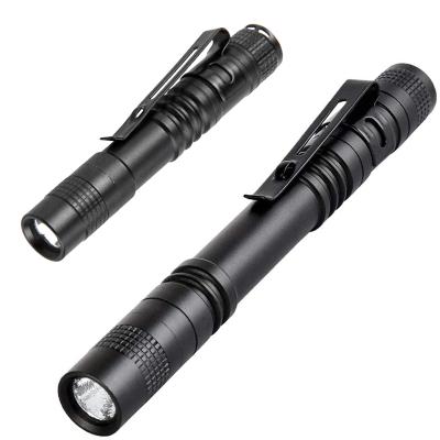 China Wholesale 2AAA Emergency Led Super Bright Portable High Power Led Penlight Pocket With Clip Doctor Medical Led Pen Torch Light for sale