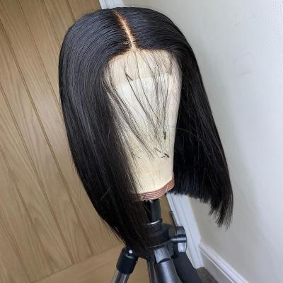 China Wholesale Price Cheap Virgin Human Hair Hd Closure Lace BoB Human Hair Lace Wigs BoB For Black Women for sale