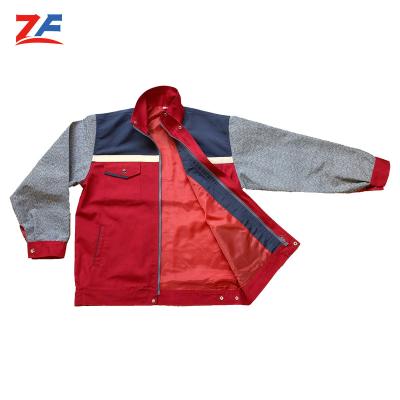 China Arm Cut Industrial Maintenance Worker Heavy Duty Uniform Man Technician Workwear Suit Wholesale Workwear For Mechanical Shop for sale