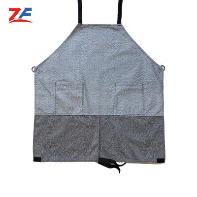 China Anti-cut Level 4 Cut Resistant Apron Protective Chasuble For Glass Factory for sale