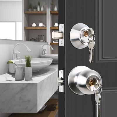 China 595 stainless steel deadbolt lock handle set lock South America, Southeast Asia for sale