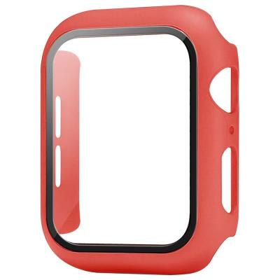 China Wholesale Smart Watch Smart Watch PC Case For Apple SE 6 Series 5 4 3 With Tempered Glass Screen Protector for sale