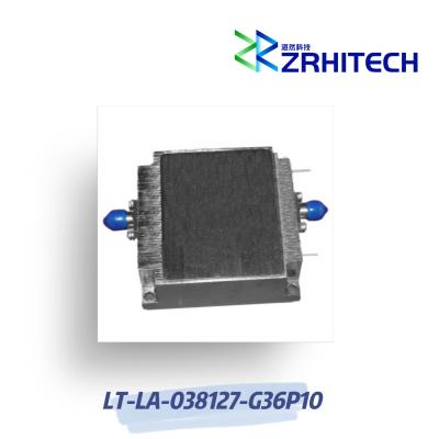 China 3.8 to 12.75 GHz 10dBm Low Noise Amplifier with 36 dB Small Signal Gain for sale