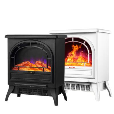 China Hotel Free Standing Portable Simulated Electric Flame Quartz Fireplace Heaters for sale