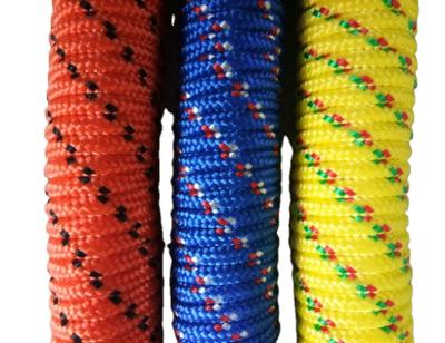 China Multi Purpose And Color PP 16 Braid Rope Low Price Customized Size Solid Braided Rope for sale