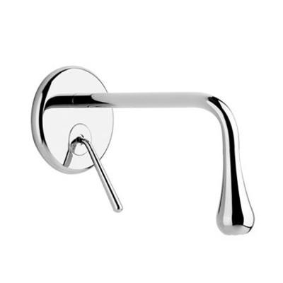 China Contemporary Hot Sales Factory Price Chrome Brass Bathroom Faucets Wall Mounted Basin Faucet for sale