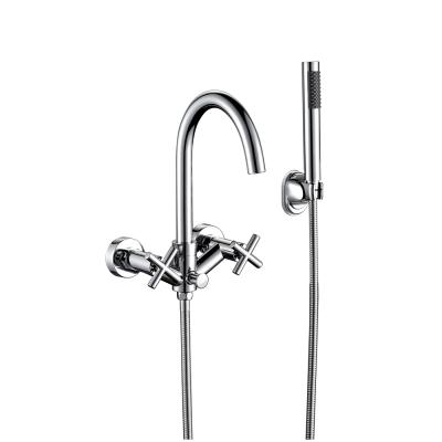 China OEM Electric Modern Simplicity Bathtub Faucets Wall Mounted Brass Shower Water Mixer for sale