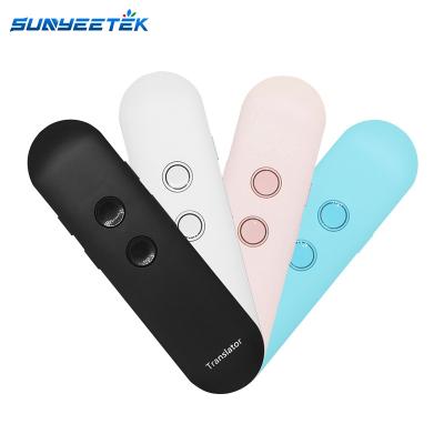 China Sunyeetek T4 Smart AI Wifi Voice Translate Portable Translator Support 44 Languages ​​Device Black/White/Blue/Pink Mutual Translation for sale