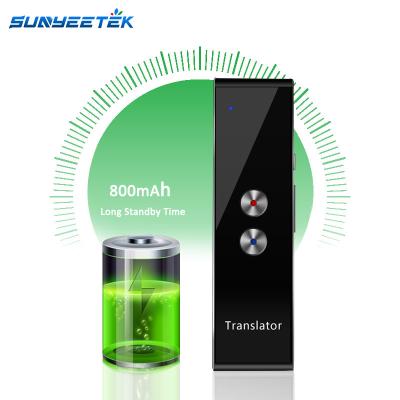 China Wifi Sunyeetek T8+ Smart Portable Two Way Real Time Mutual 96 Languages ​​Translation Voice Translator for sale