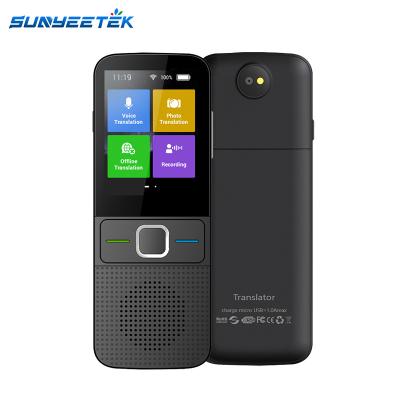 China Wifi Sunyeetek T10 AI High-end Intelligent Electronic Voice Language Translator Device For Italian Turkish Dutch French-Spanish Translation for sale