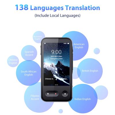 China Wifi Sunyeetek Translator 4.0 Inch Screen 4G Sim Card Smart Portable Instant Device Translating Languages ​​Support 137 Languages for sale