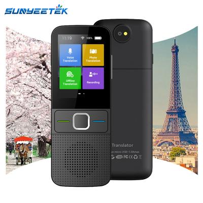 China Wifi Sunyeetek T10 AI Mutual Voice Translator Device Support 137 Languages ​​Translation Device For Business Negotiation for sale