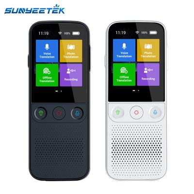 China Pro 2.4 Inch Wifi Sunyeetek T10 IPS Screen Voice Translator Portable Languages ​​Support 137 Mutual Translator Device for sale