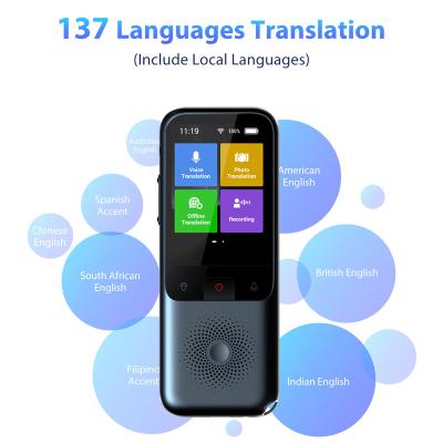 China Sunyeetek T11 Smart Wifi Voice Language Translator 137 Languages ​​Photo Translation For Germany Spanish Korean Offline Translator for sale