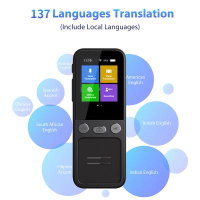 China Device 138 Multi-Language Wifi Sunyeetek T16 AI Translator Offline Photo Voice Recording English Spanish Smart Translator for sale