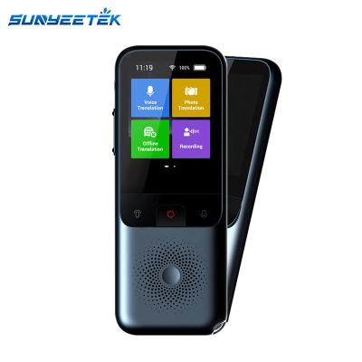 China Wifi Sunyeetek T11 High Quality Smart Language Translator 137 Speech Translator Mutual Instant Device Offline Language Translator for sale