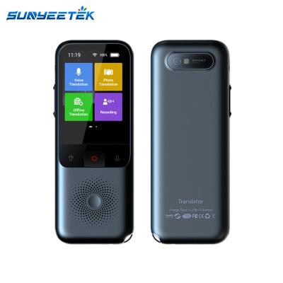 China Sunyeetek T11 Smart Wifi Voice Language Translator 137 Languages ​​Photo Translation For French Korean Spanish Germany Translator for sale