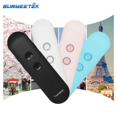 China Portable Wifi Sunyeetek T4 Black Translation Pen Translator Device For Business Negotiations Travel for sale