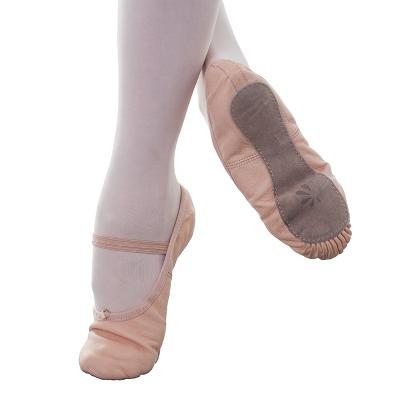 China Dance/Performance/Tournament Dance Leather Ballet Shoes etc. JW Soft Sole Wholesale Girls Shoes for sale