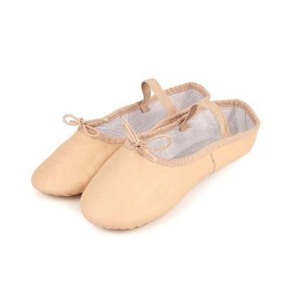 China JW Sole Full Ballet Soft Dance Leather Sole Full Shoes Leather Ballet Shoes for sale