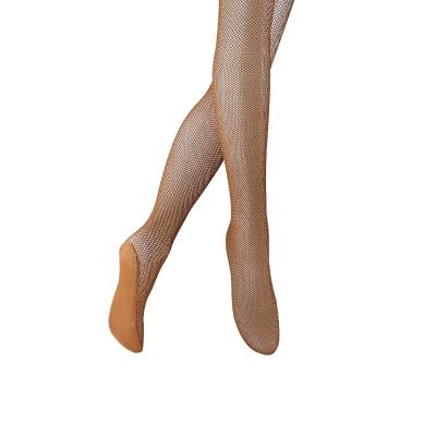 China Professional JW Breathable Shiny Details Net Dance Tights for sale