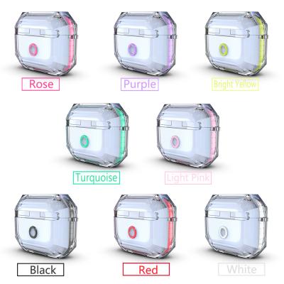 China Beer factory direct selling shockproof transparent set two in one for Airpods pro 1/2/3 clear cover for sale