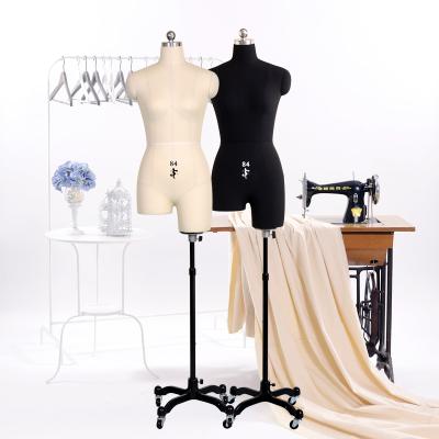 China Handcrafted Cheap Fashion Female Dress Form One Leg Long And One Leg Short Mannequin for sale