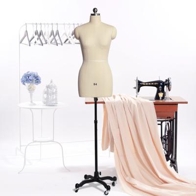 China Others Dress Manufacturer Mannequin Dummy Cheap Half Body Dress Form Adjustable Female Mannequin Torso for sale