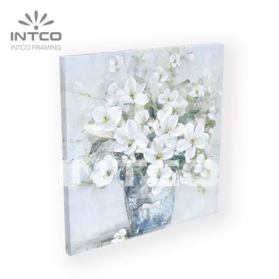 China INTCO White Florescence Rated Painting Art On Canvas Frame for sale