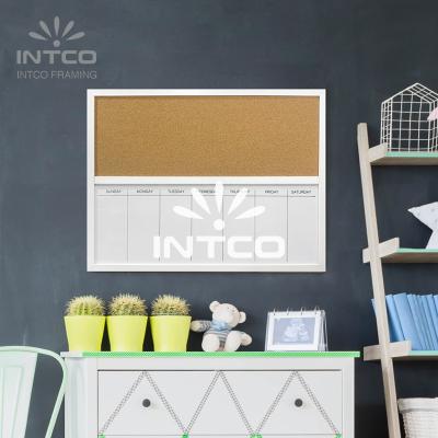 China INTCO Single Multi Function Photo Frame Calendar Panel Dry Erase Weekly Schedule Note Board for sale